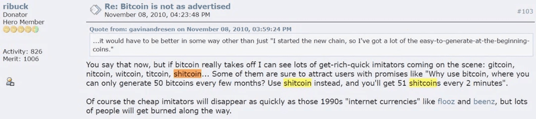 BitcoinTalk 2010 Prophecy